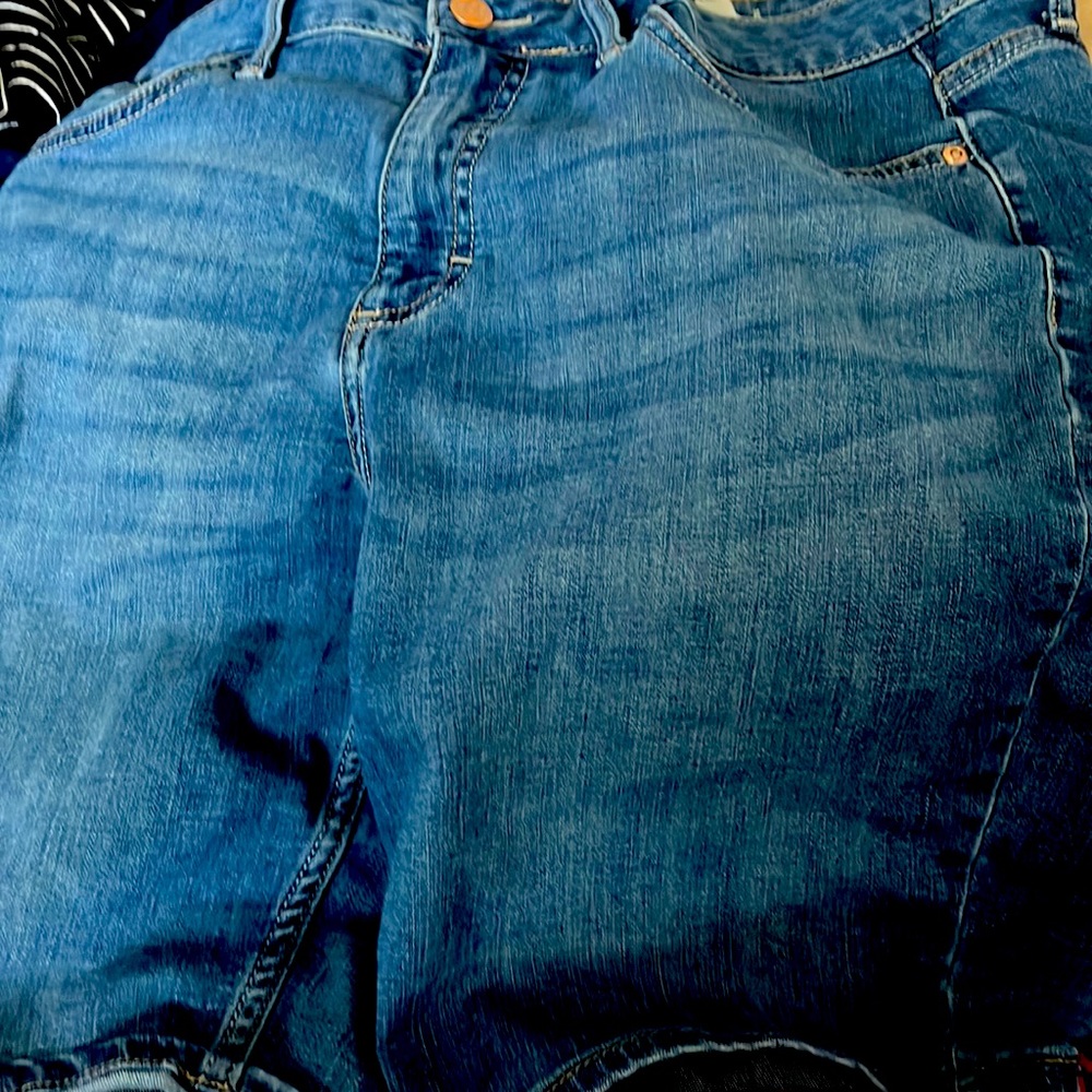 Lee Riders blue jean shorts size 12